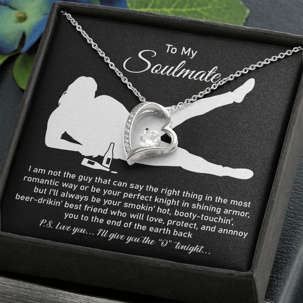 To My Soulmate Necklace For Women - Best Ideal Gifts For Her Birthday Valentine's Day