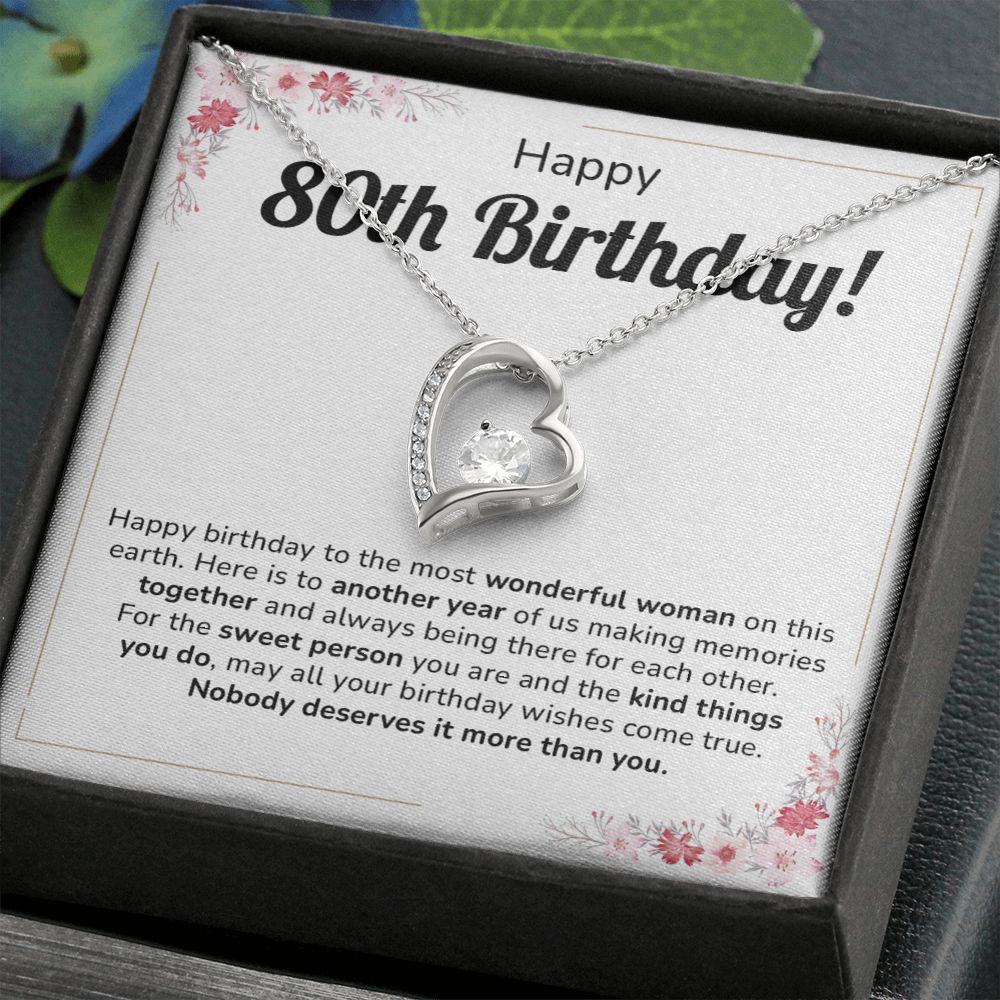 Happy 80th Birthday To The Most Wonderful Woman On This Earth, Nobody Deserves It More Than You