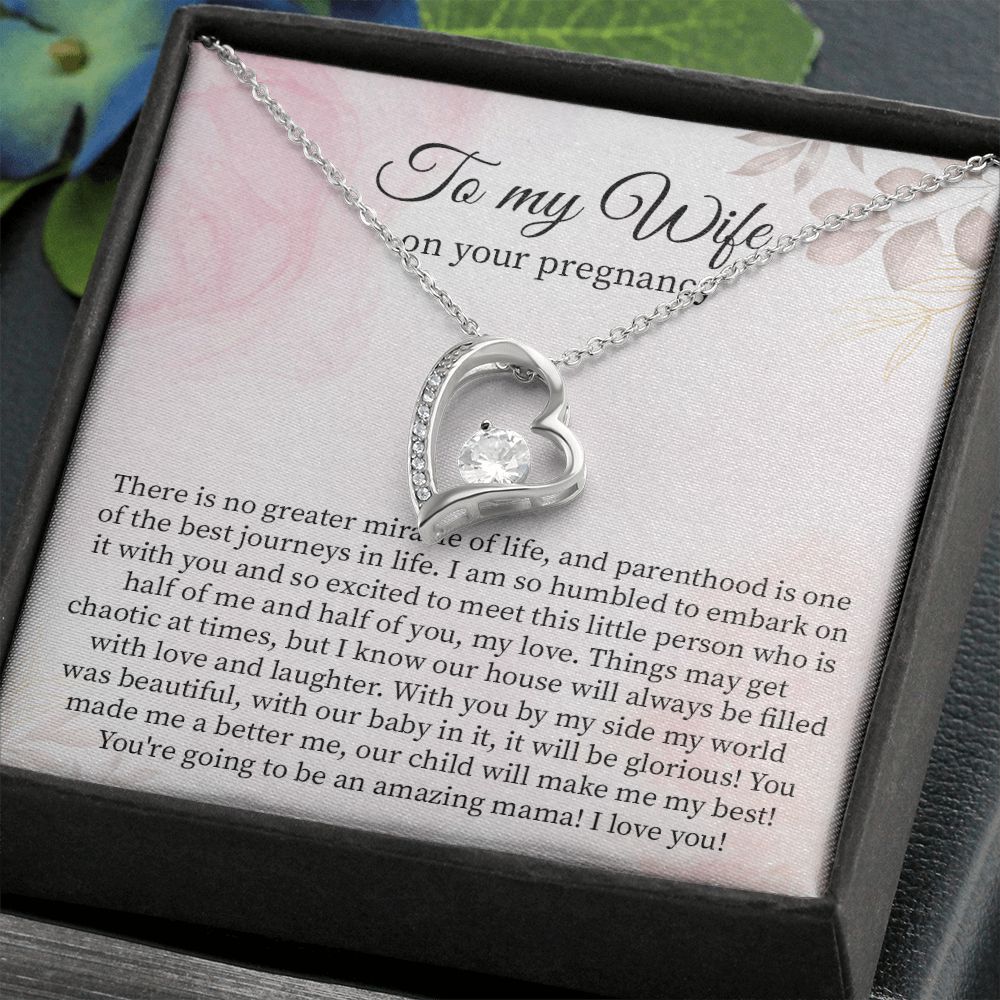 To My Wife On Your Pregnancy Jewelry From Husband
