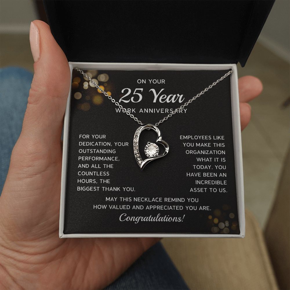 On Your 25th Work Anniversary, Congratulations!