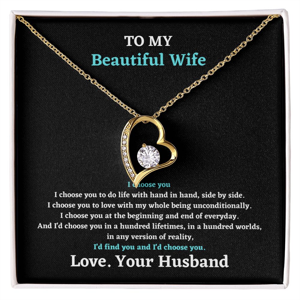 To My Beautiful I Choose You I Choose You To Do Life With Hand To Hand