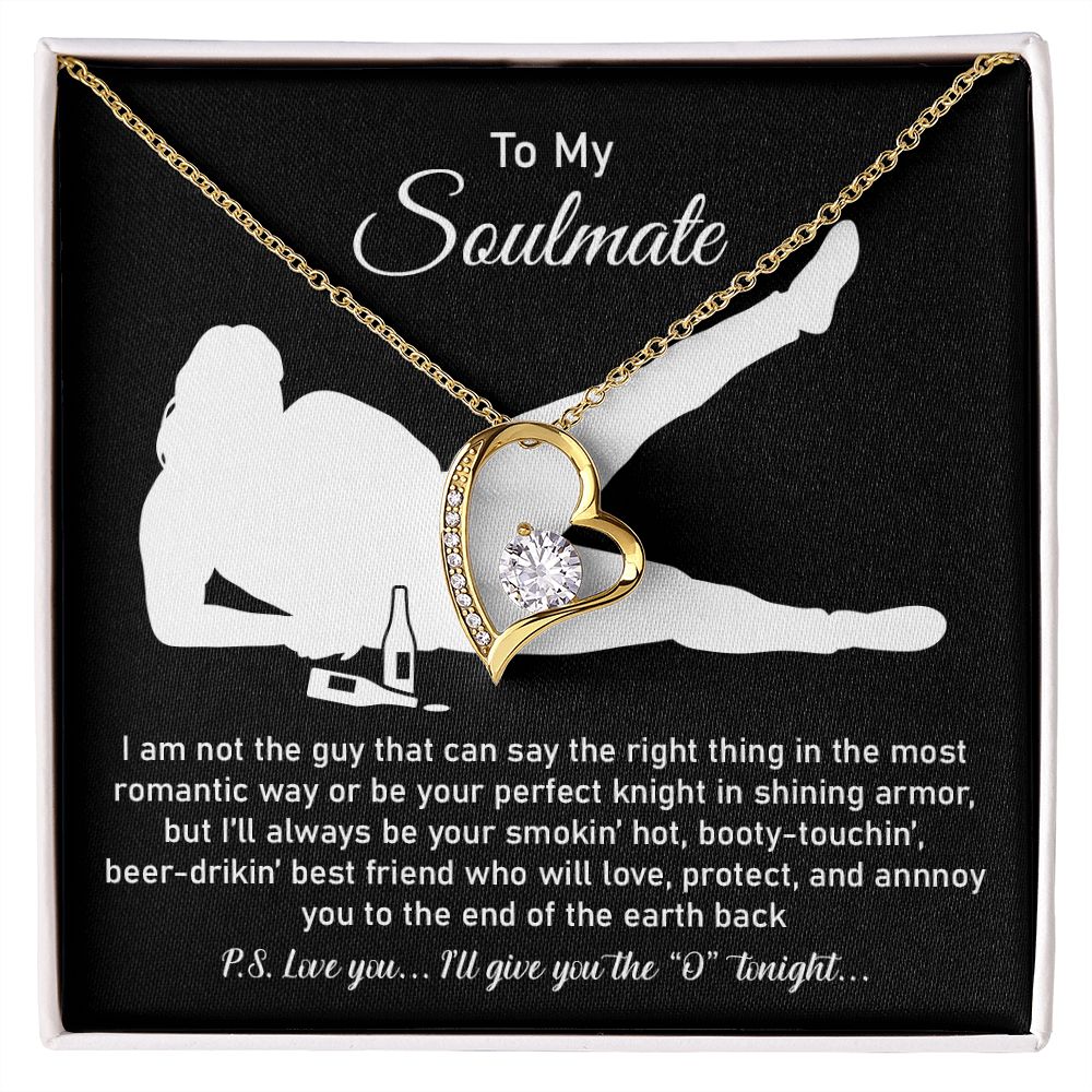 To My Soulmate Necklace For Women - Best Ideal Gifts For Her Birthday Valentine's Day