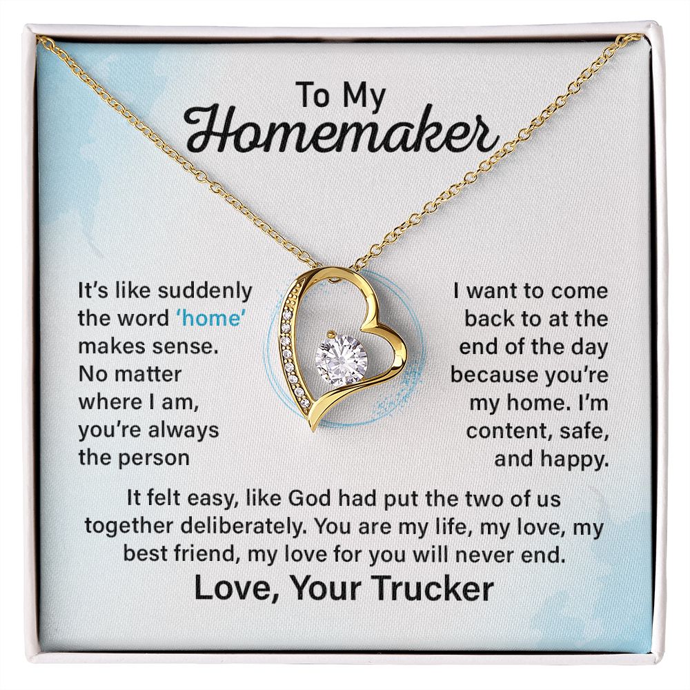 To My Homemaker It Felt Easy, Like God Had Put The Two Of Us Together Deliberately
