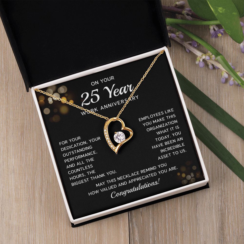 On Your 25th Work Anniversary, Congratulations!