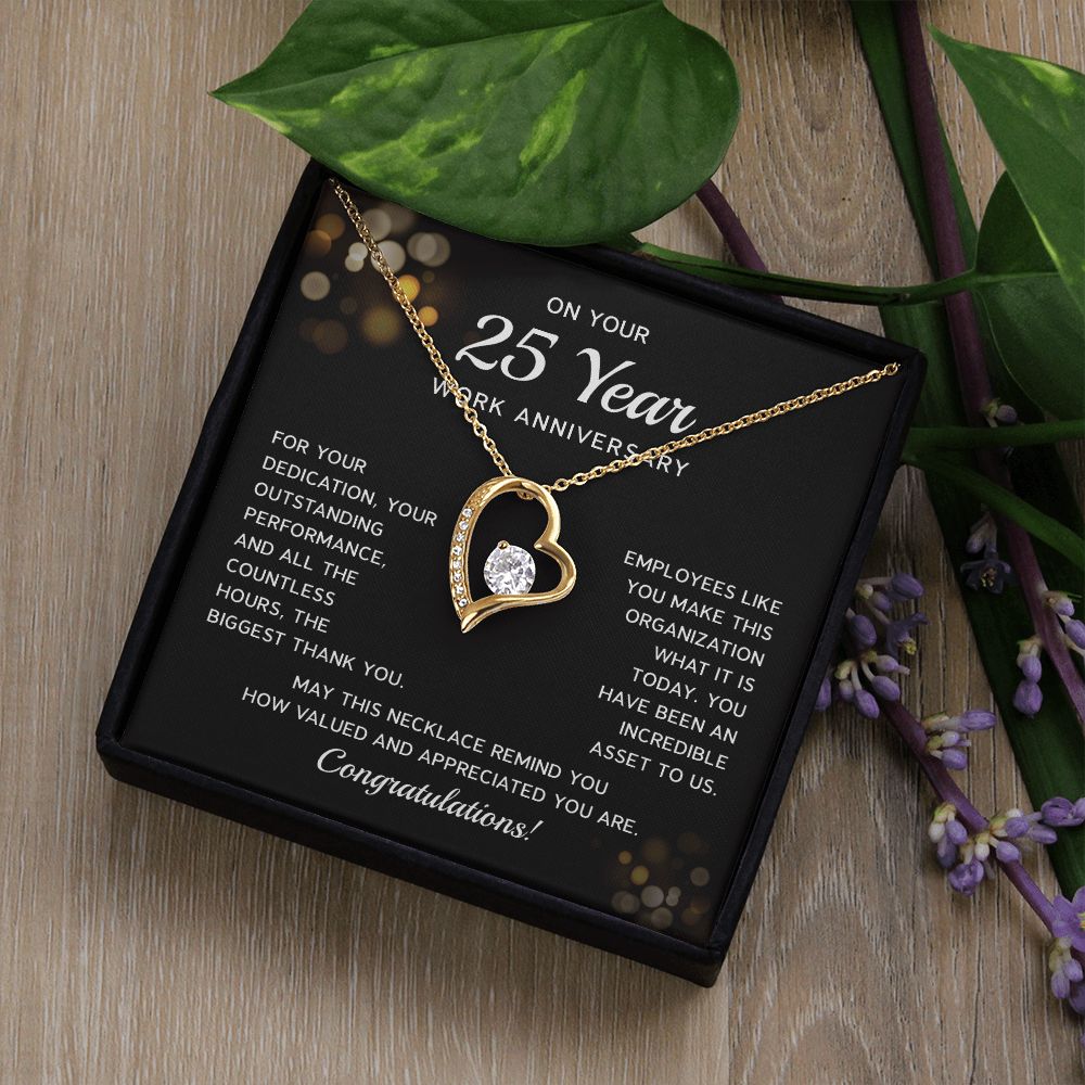 On Your 25th Work Anniversary, Congratulations!