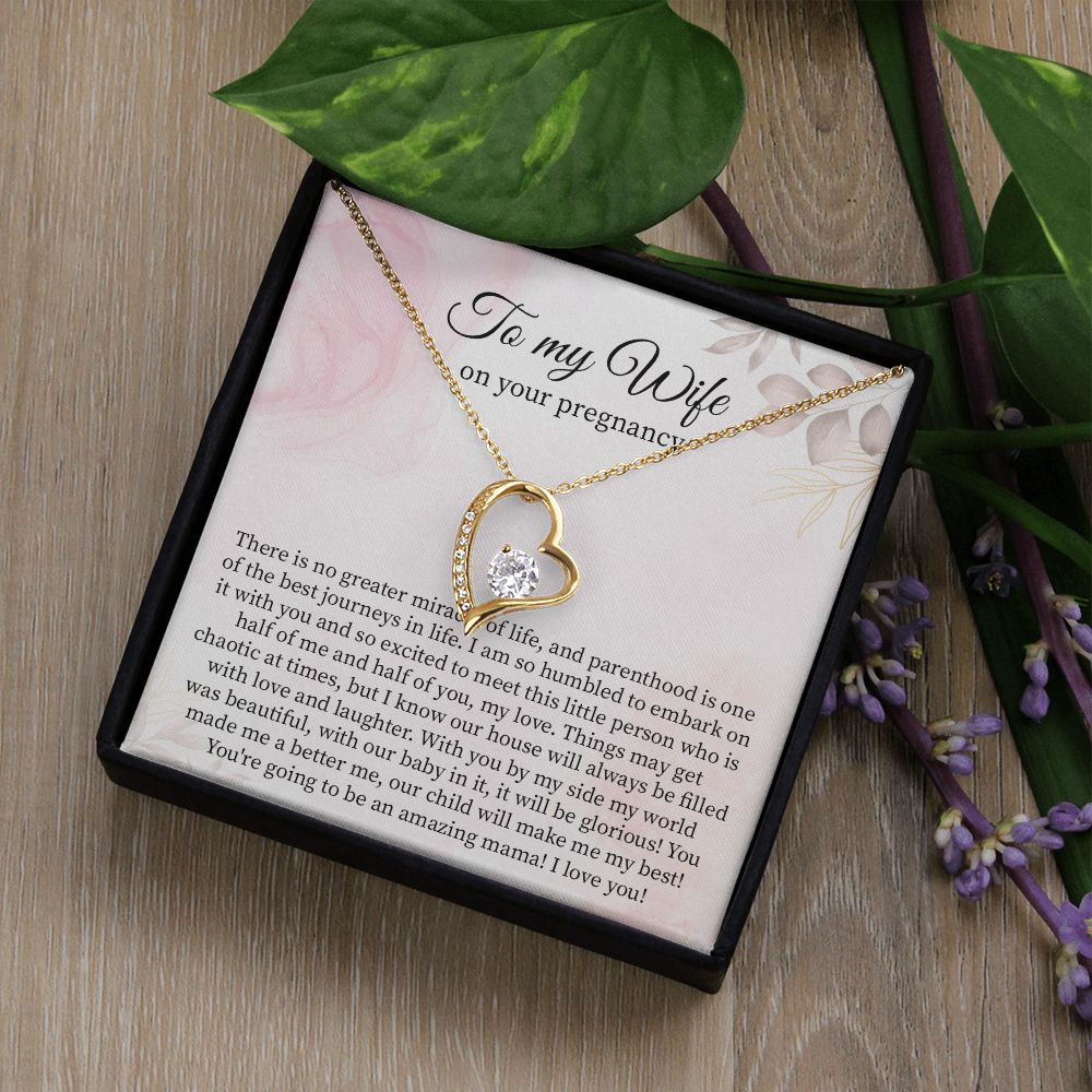 To My Wife On Your Pregnancy Jewelry From Husband