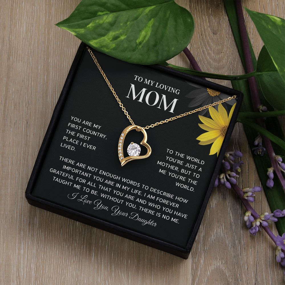 To My Loving Mom Important You Are In My Life, I Love You, Your Daughter