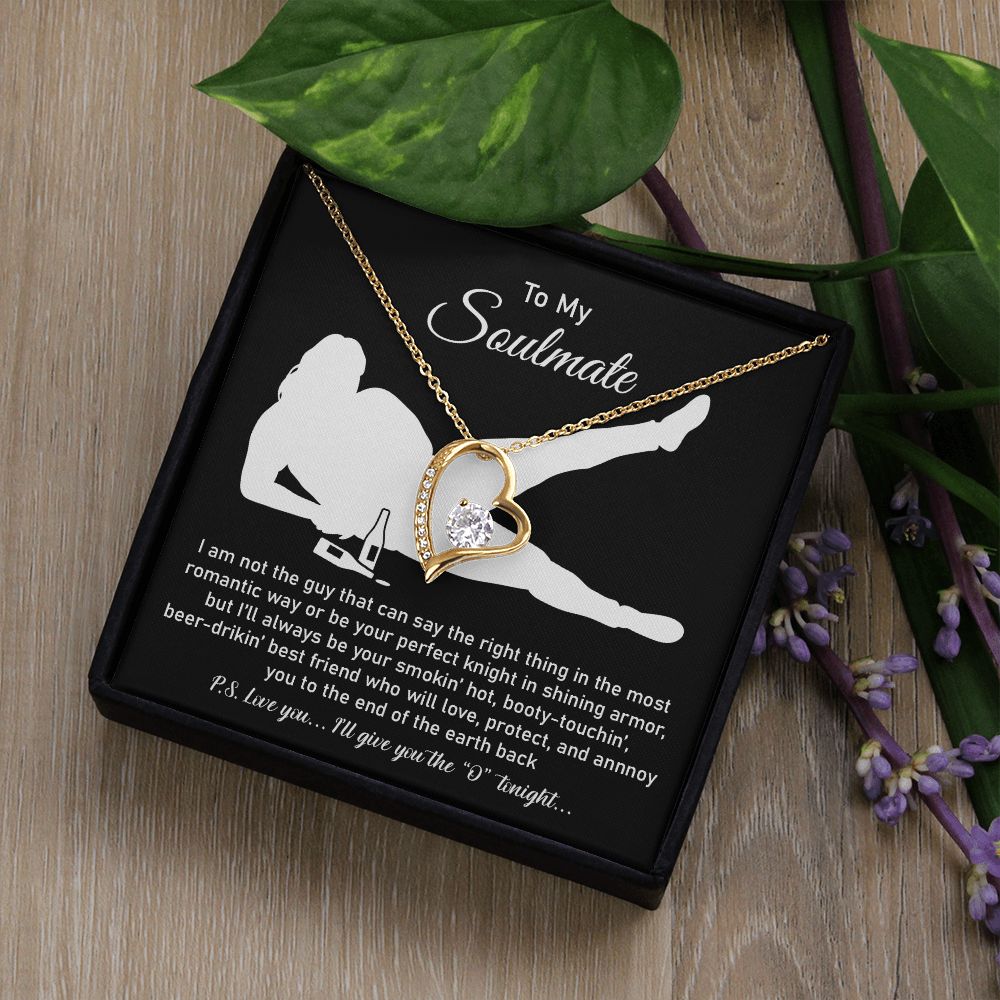 To My Soulmate Necklace For Women - Best Ideal Gifts For Her Birthday Valentine's Day