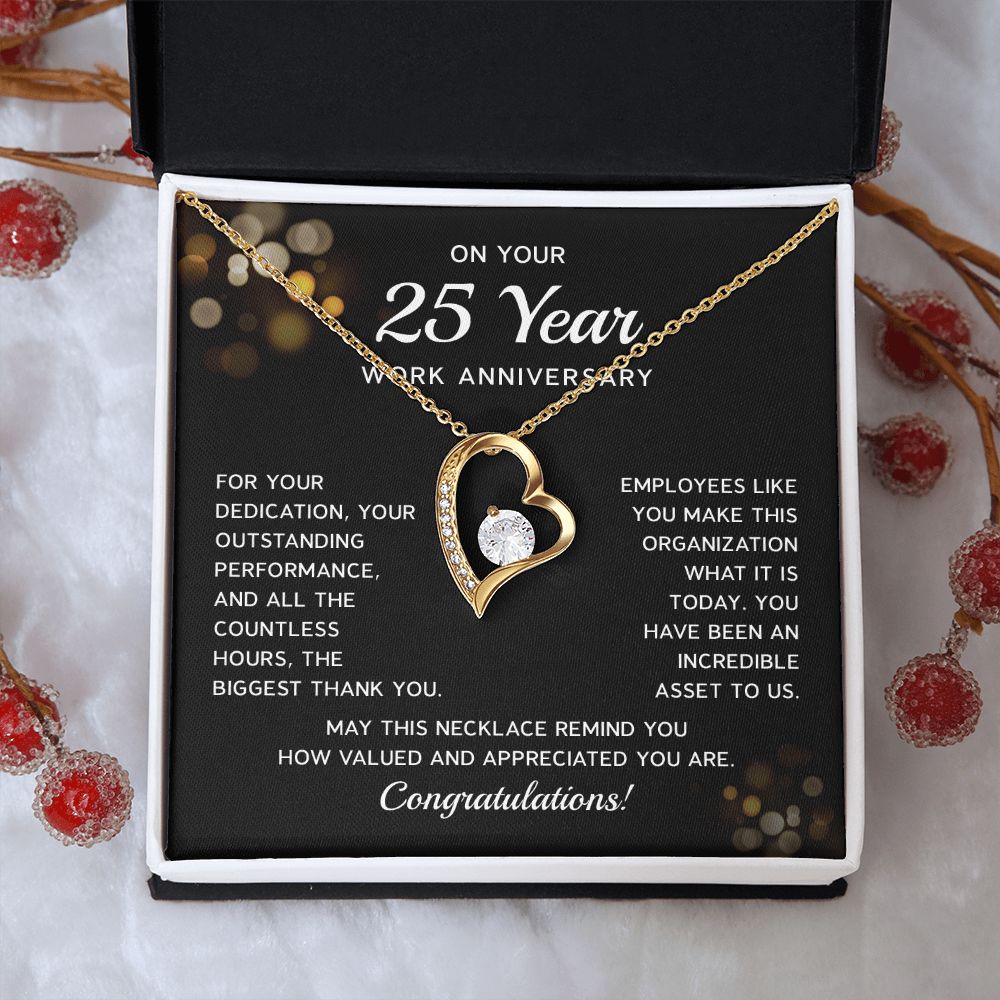 On Your 25th Work Anniversary, Congratulations!