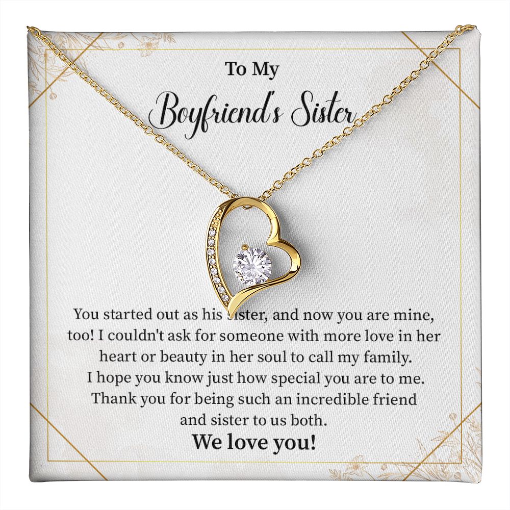 boyfriend's sister - you started out as his