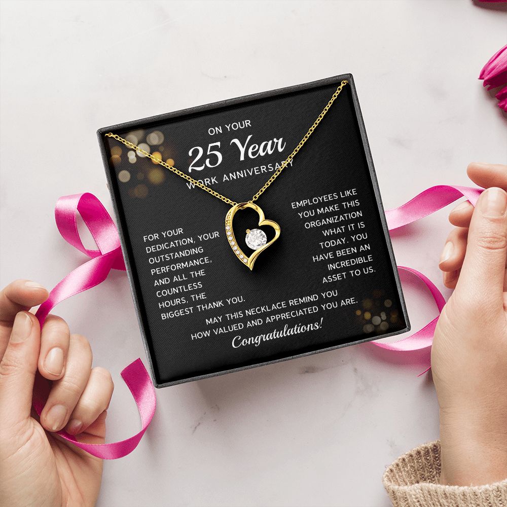 On Your 25th Work Anniversary, Congratulations!