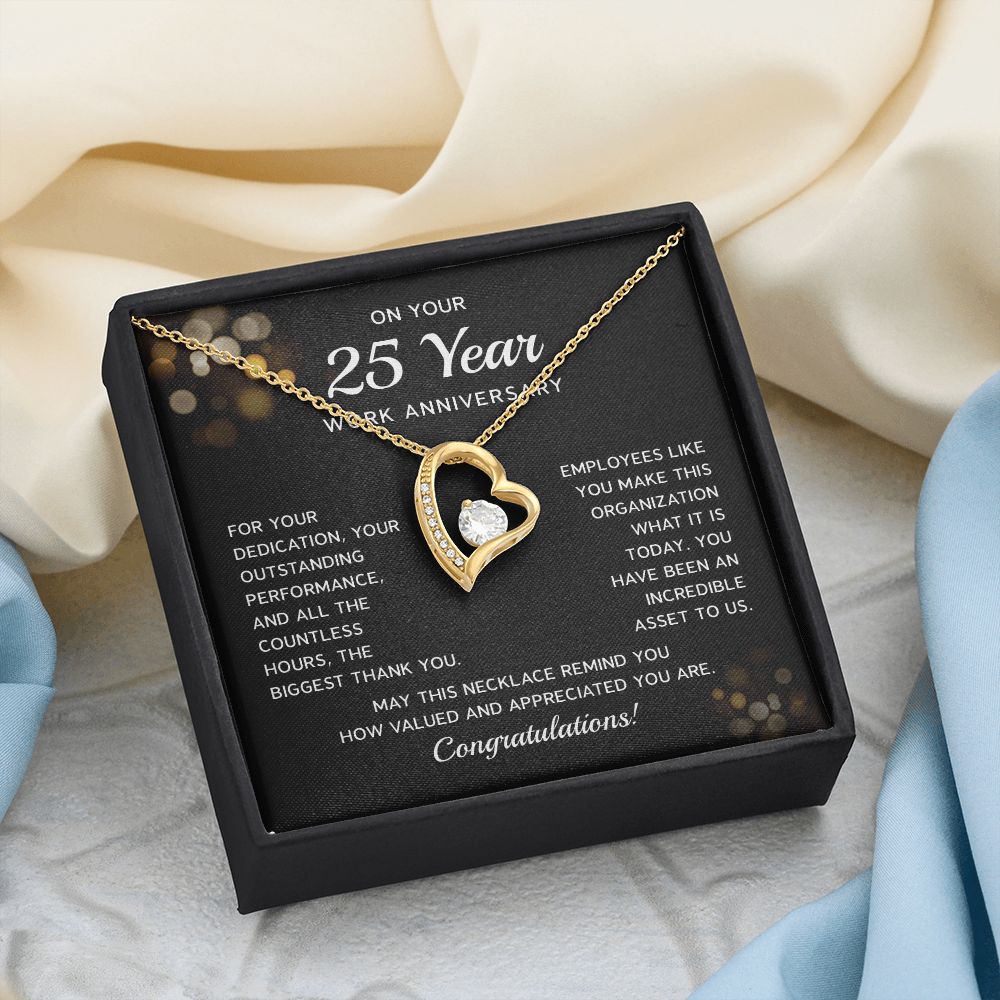 On Your 25th Work Anniversary, Congratulations!