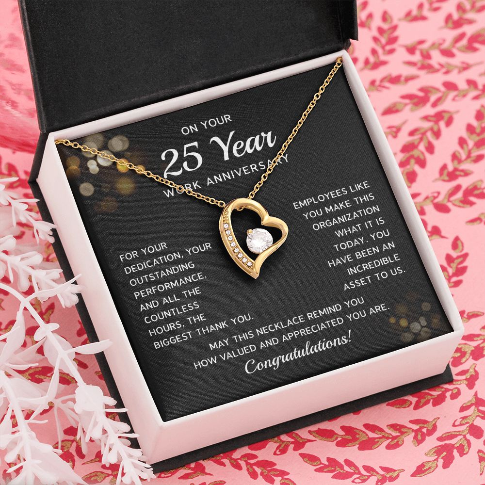 On Your 25th Work Anniversary, Congratulations!