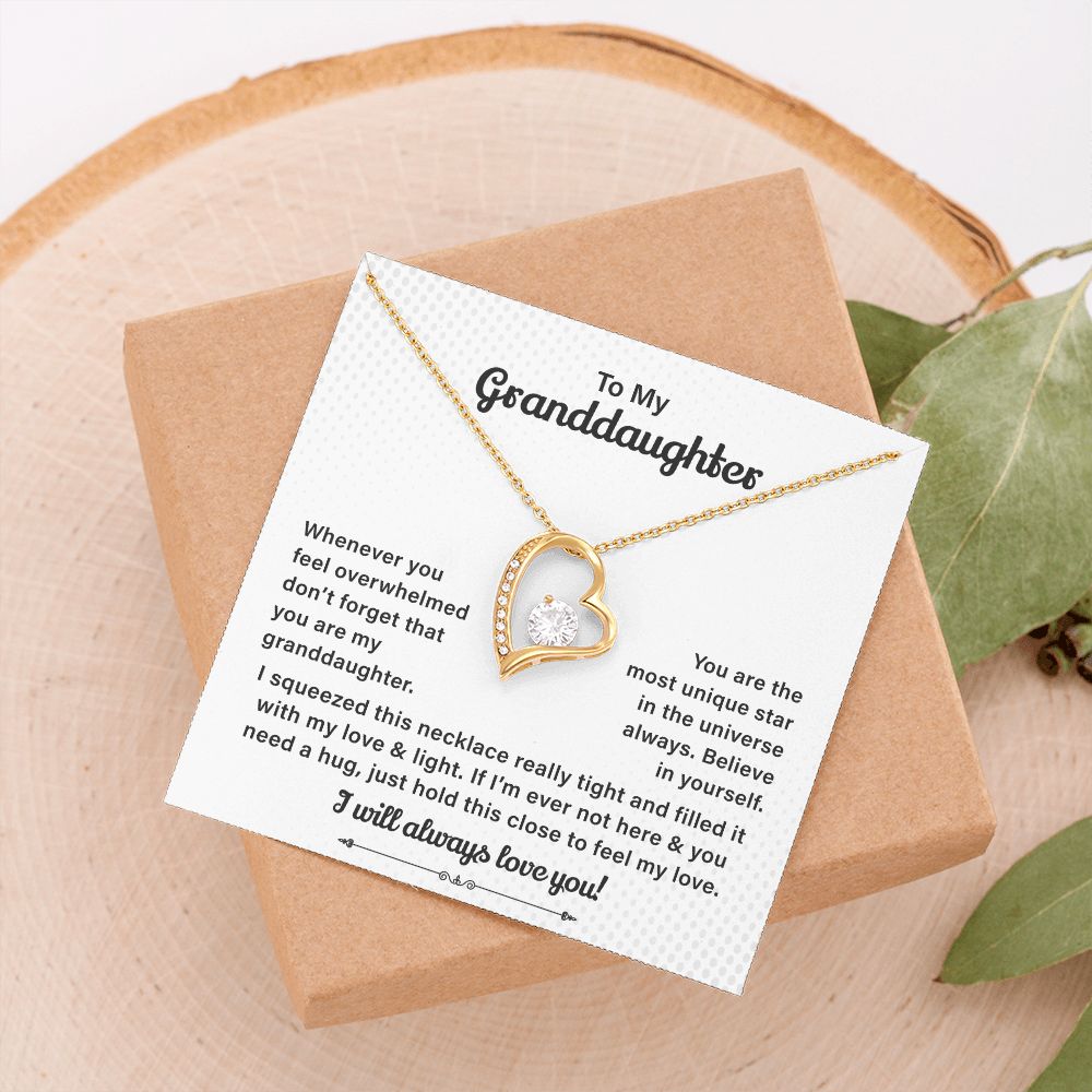 To My Granddaughter Your Are The Most Unique Star in The Universe Always