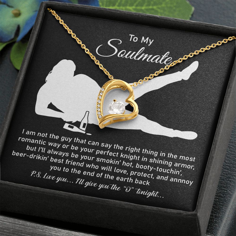 To My Soulmate Necklace For Women - Best Ideal Gifts For Her Birthday Valentine's Day