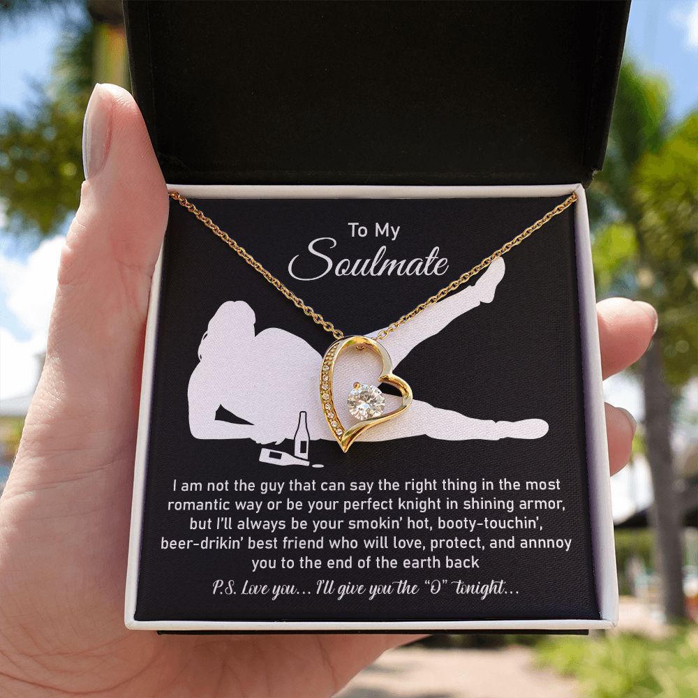 To My Soulmate Necklace For Women - Best Ideal Gifts For Her Birthday Valentine's Day