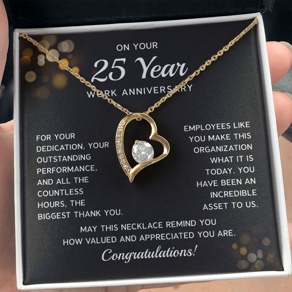 On Your 25th Work Anniversary, Congratulations!