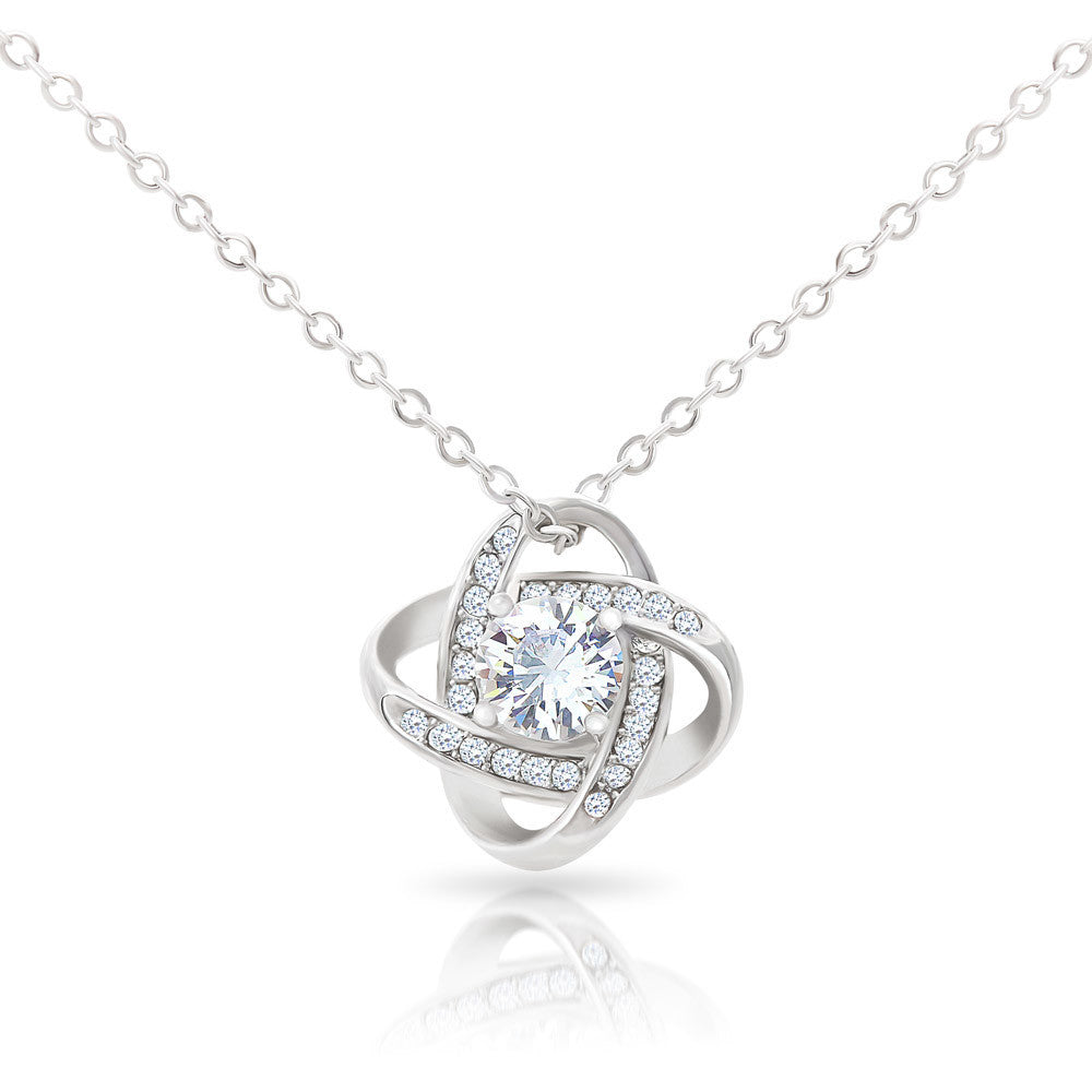 Daughter Necklace Gift from Mom or Dad – with Heartfelt Message Card