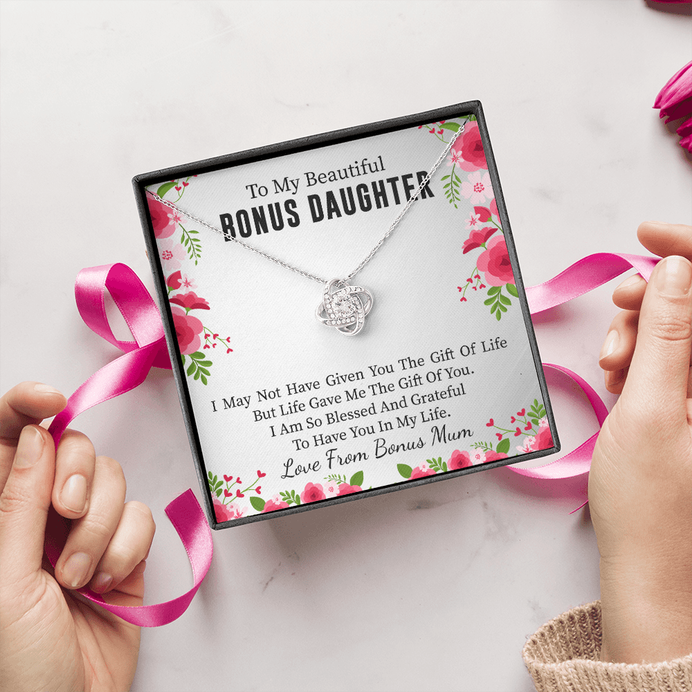 Bonus Daughter Gift From Bonus Mum Necklace