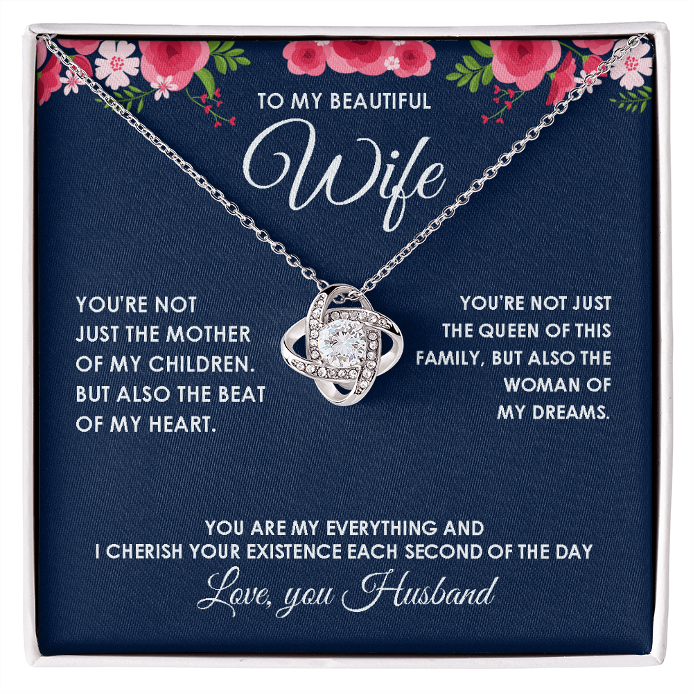 To My Dear Wife Necklace Romantic Gift for Her From Husband