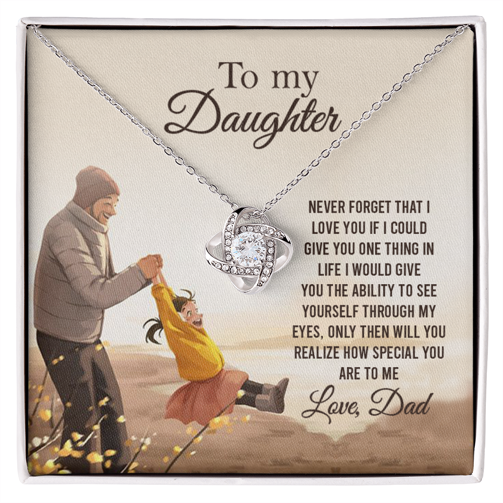 Daughter Necklace Gift from Dad – Love You Forever Jewelry