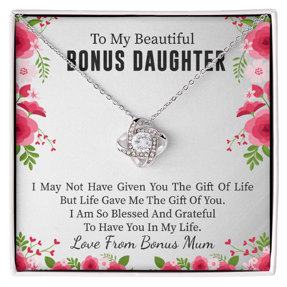 Bonus Daughter Gift From Bonus Mum Necklace