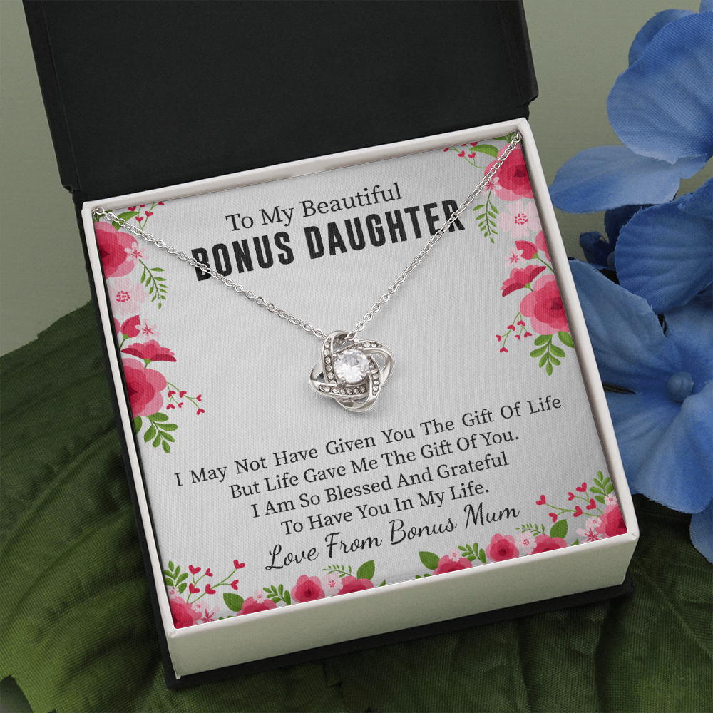 Bonus Daughter Gift From Bonus Mum Necklace