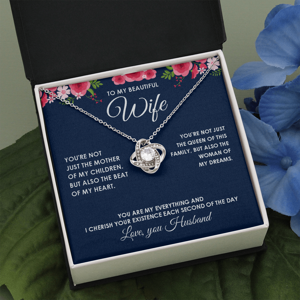 To My Dear Wife Necklace Romantic Gift for Her From Husband