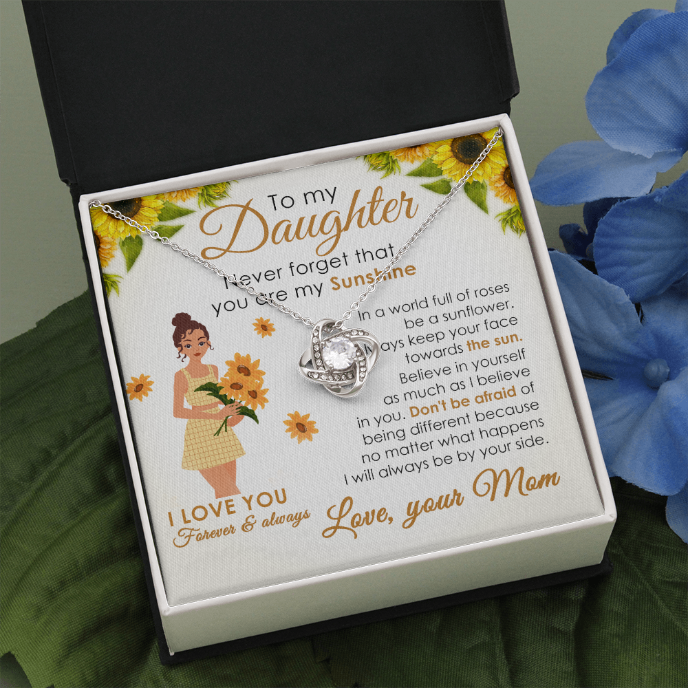 To My Daughter Sunshine Gift from Mom with Message Card