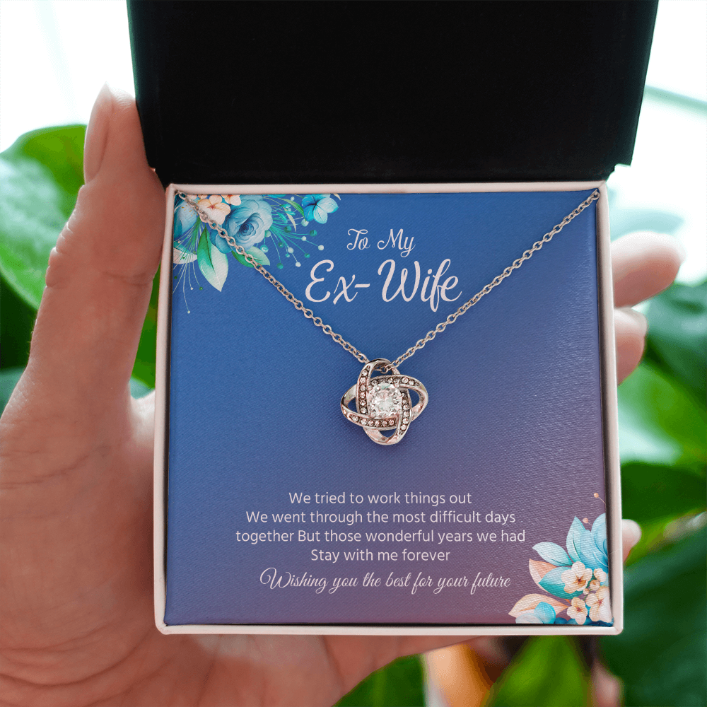 Ex-Wife Necklace Gift – Wishing You the Best Message Card