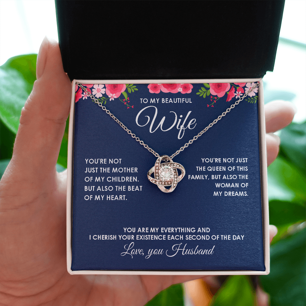 To My Dear Wife Necklace Romantic Gift for Her From Husband
