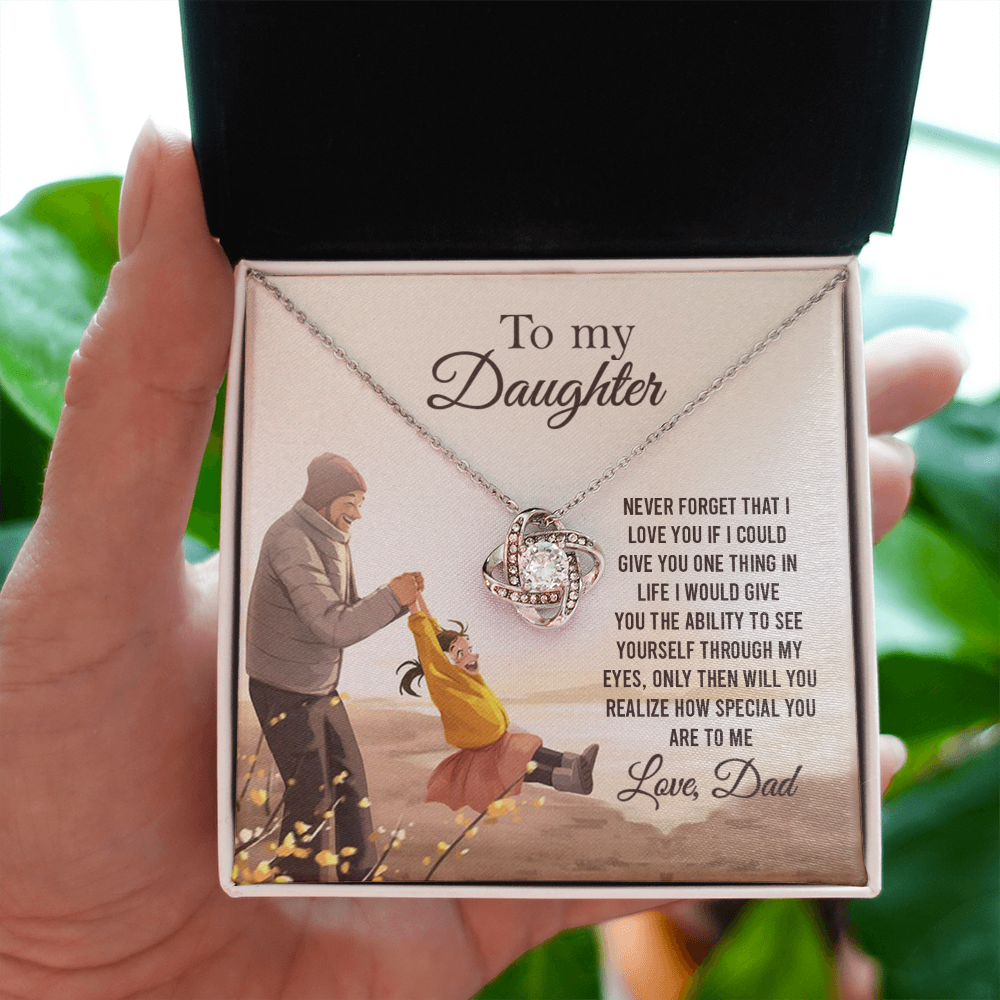 Daughter Necklace Gift from Dad – Love You Forever Jewelry