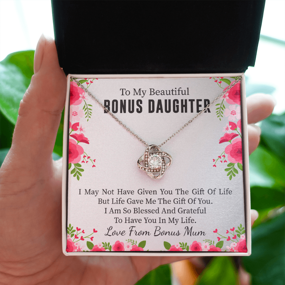 Bonus Daughter Gift From Bonus Mum Necklace
