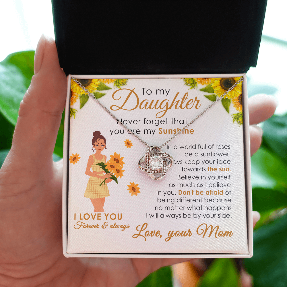 To My Daughter Sunshine Gift from Mom with Message Card
