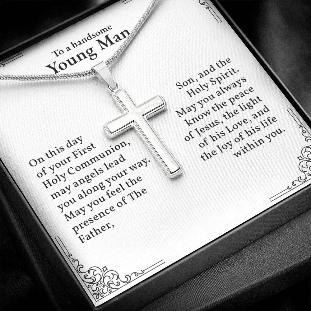 To a Handsome Young Man on This Holy Communion, May Angels Guide Your Pathway
