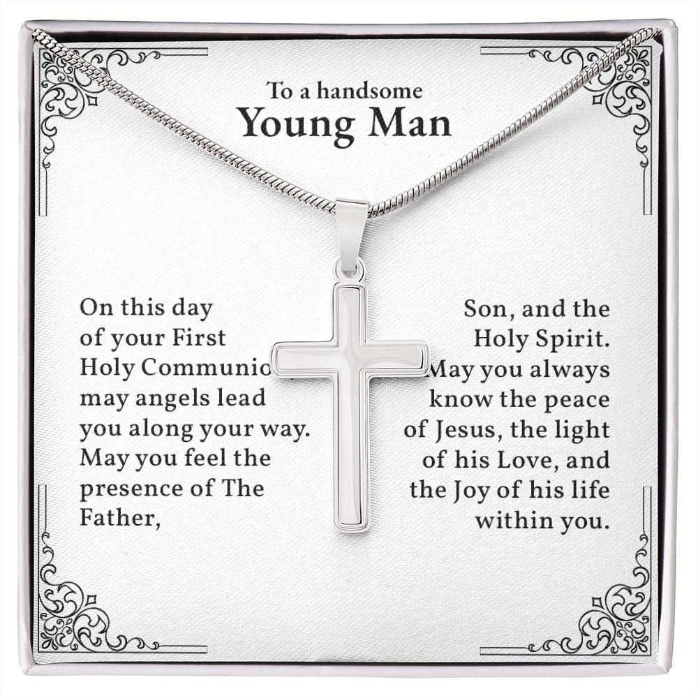 To a Handsome Young Man on This Holy Communion, May Angels Guide Your Pathway