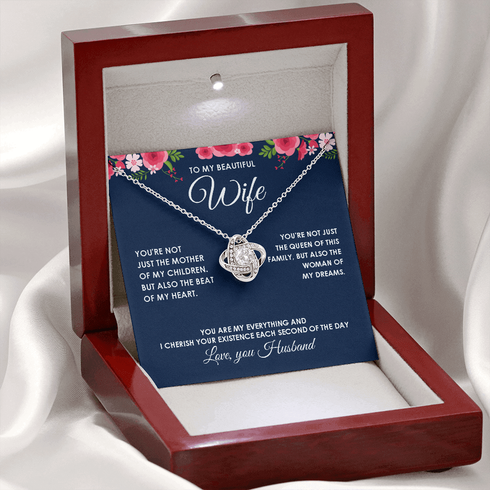 To My Dear Wife Necklace Romantic Gift for Her From Husband