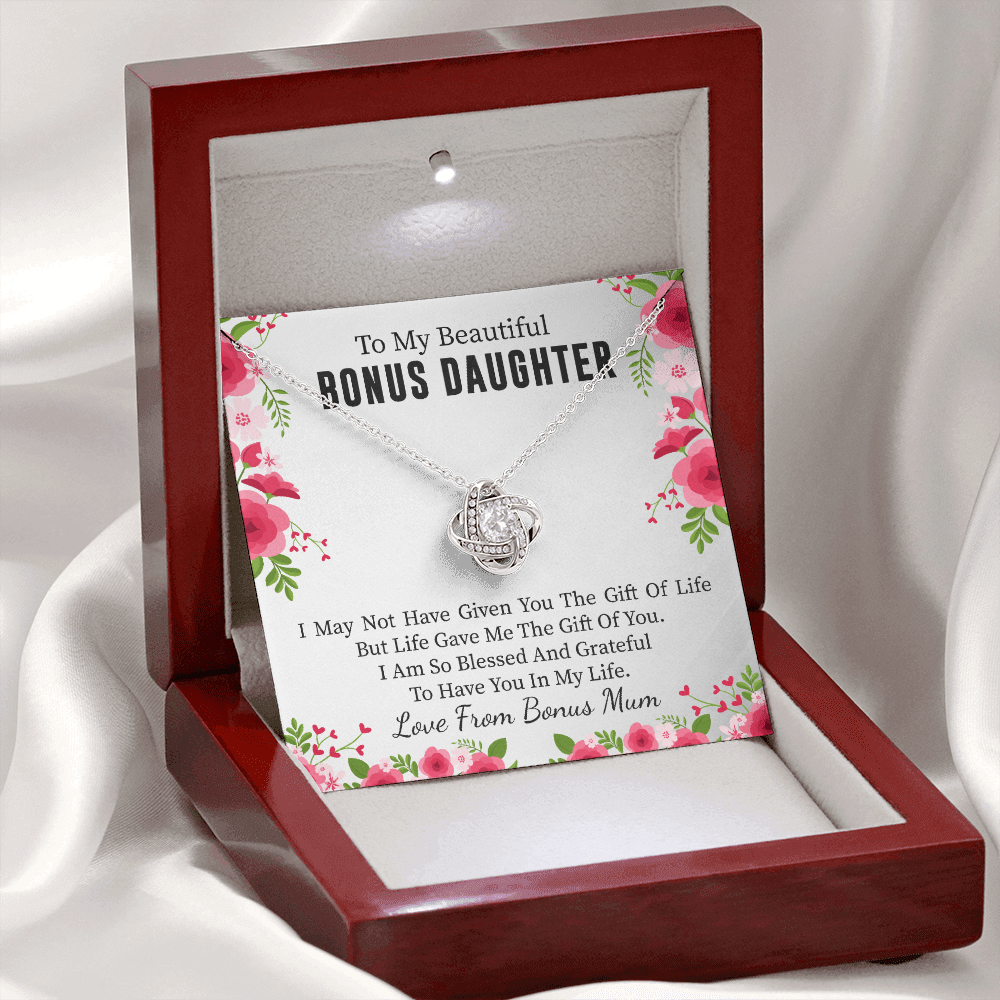 Bonus Daughter Gift From Bonus Mum Necklace