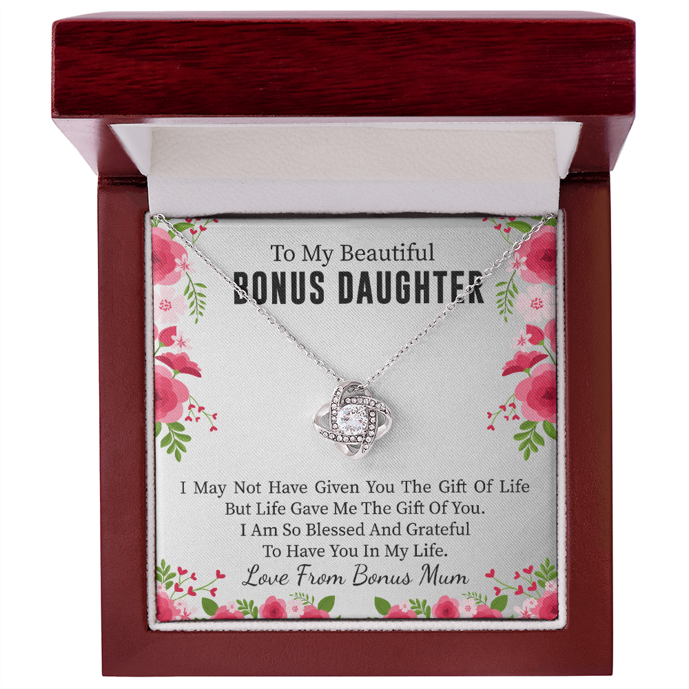 Bonus Daughter Gift From Bonus Mum Necklace