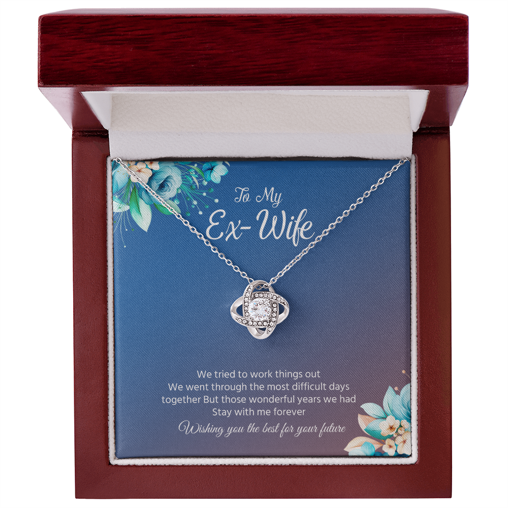 Ex-Wife Necklace Gift – Wishing You the Best Message Card