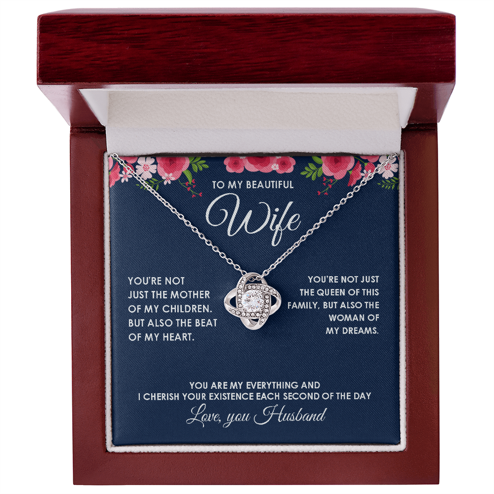 To My Dear Wife Necklace Romantic Gift for Her From Husband