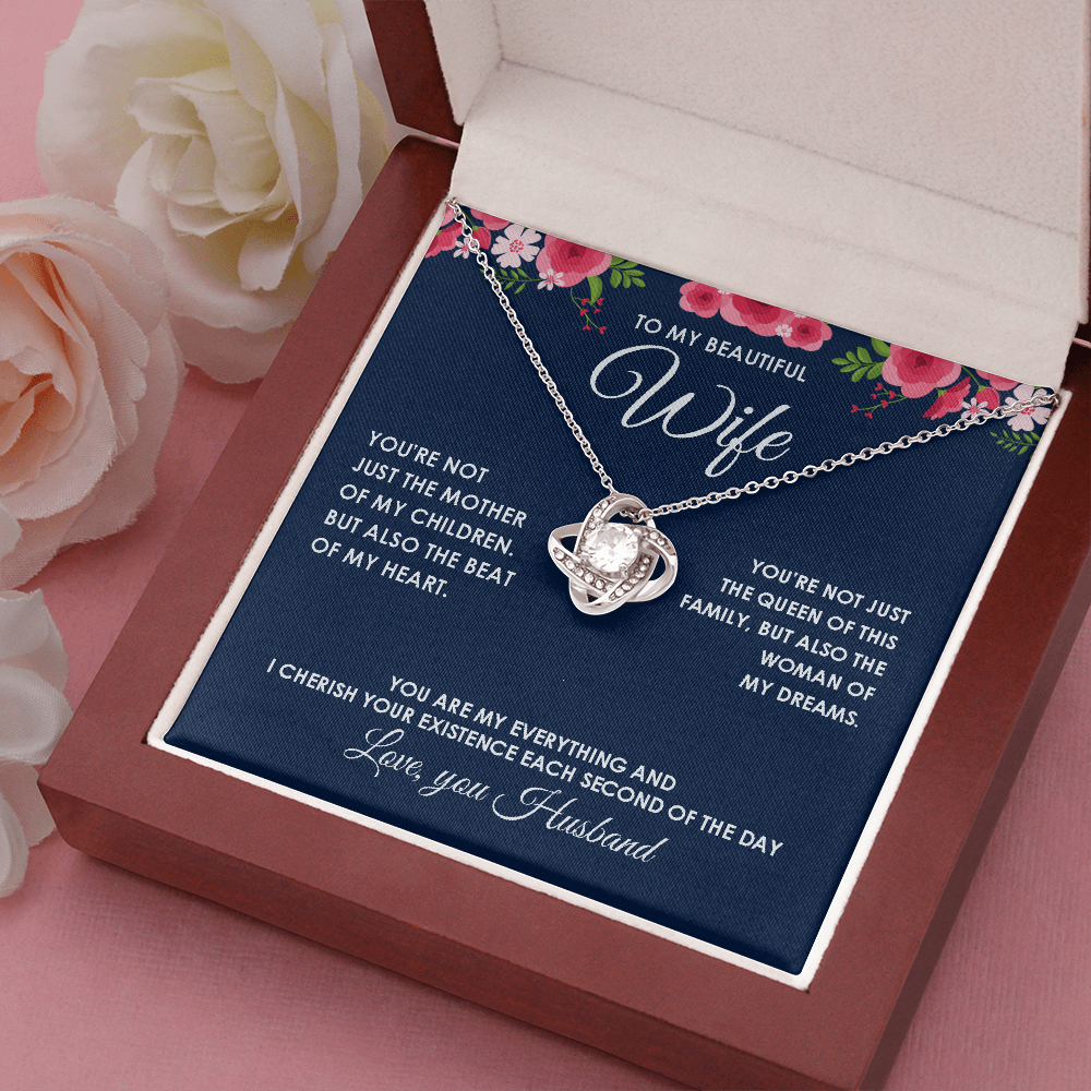 To My Dear Wife Necklace Romantic Gift for Her From Husband