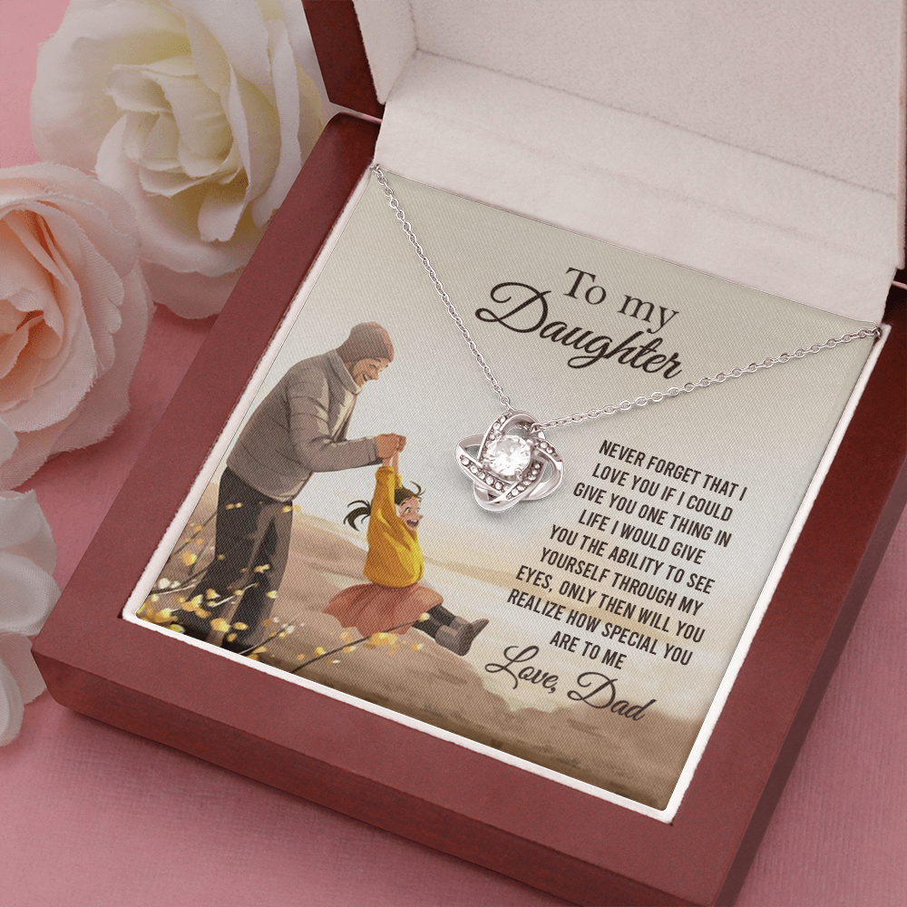 Daughter Necklace Gift from Dad – Love You Forever Jewelry