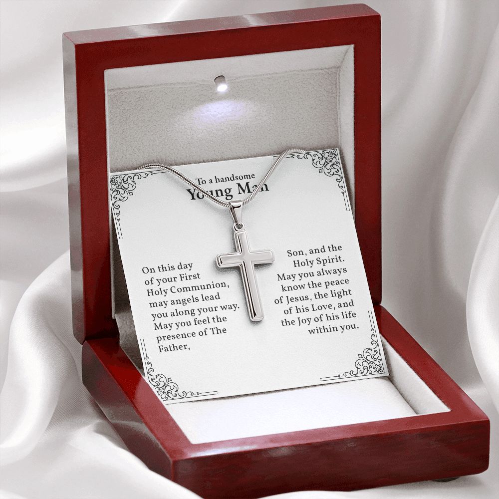 To a Handsome Young Man on This Holy Communion, May Angels Guide Your Pathway