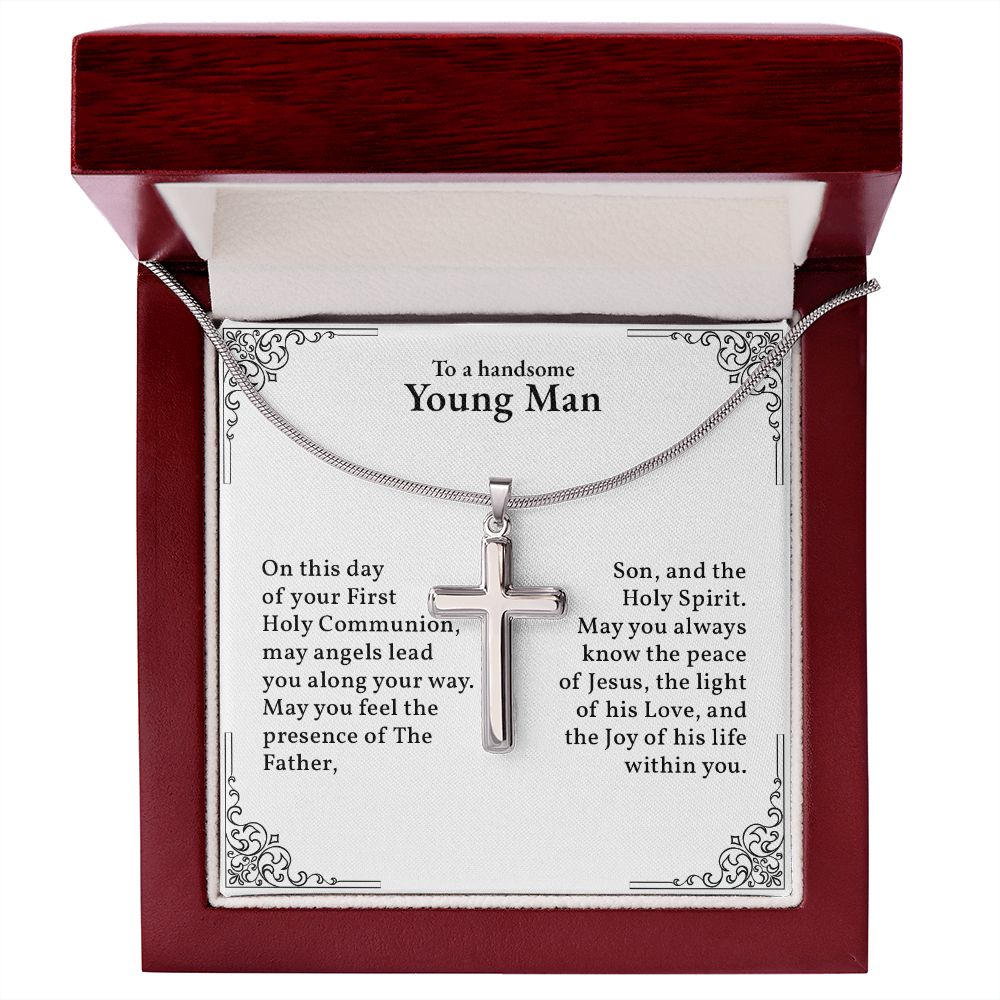 To a Handsome Young Man on This Holy Communion, May Angels Guide Your Pathway