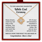 White Coat Ceremony Gift for Daughter Future Doctor Necklace from Mom and Dad with Inspirational Message Card