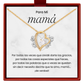 Collar de Mamá en Español con Tarjeta de Mensaje