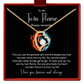 Twin Flame Heart Necklace - Romantic Gift for Soulmate, Birthday & Anniversary