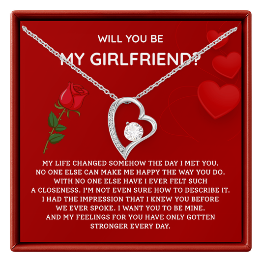 Will You Be My Girlfriend? - Romantic Proposal Gift, Heartfelt Love Message Keepsake, Celebrate New Beginnings Together