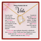 Collar Para El Amor de Mi Vida - Regalo Romántico con Mensaje Te Amo